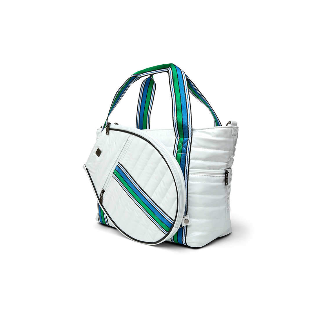 White Patent Colored Web