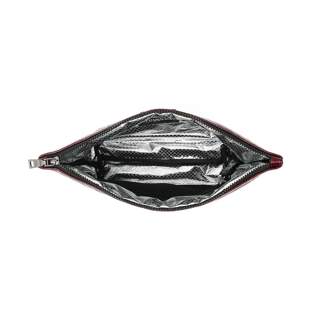 Glossy Deep Burgundy Pearl Cashmere and Pearl Black