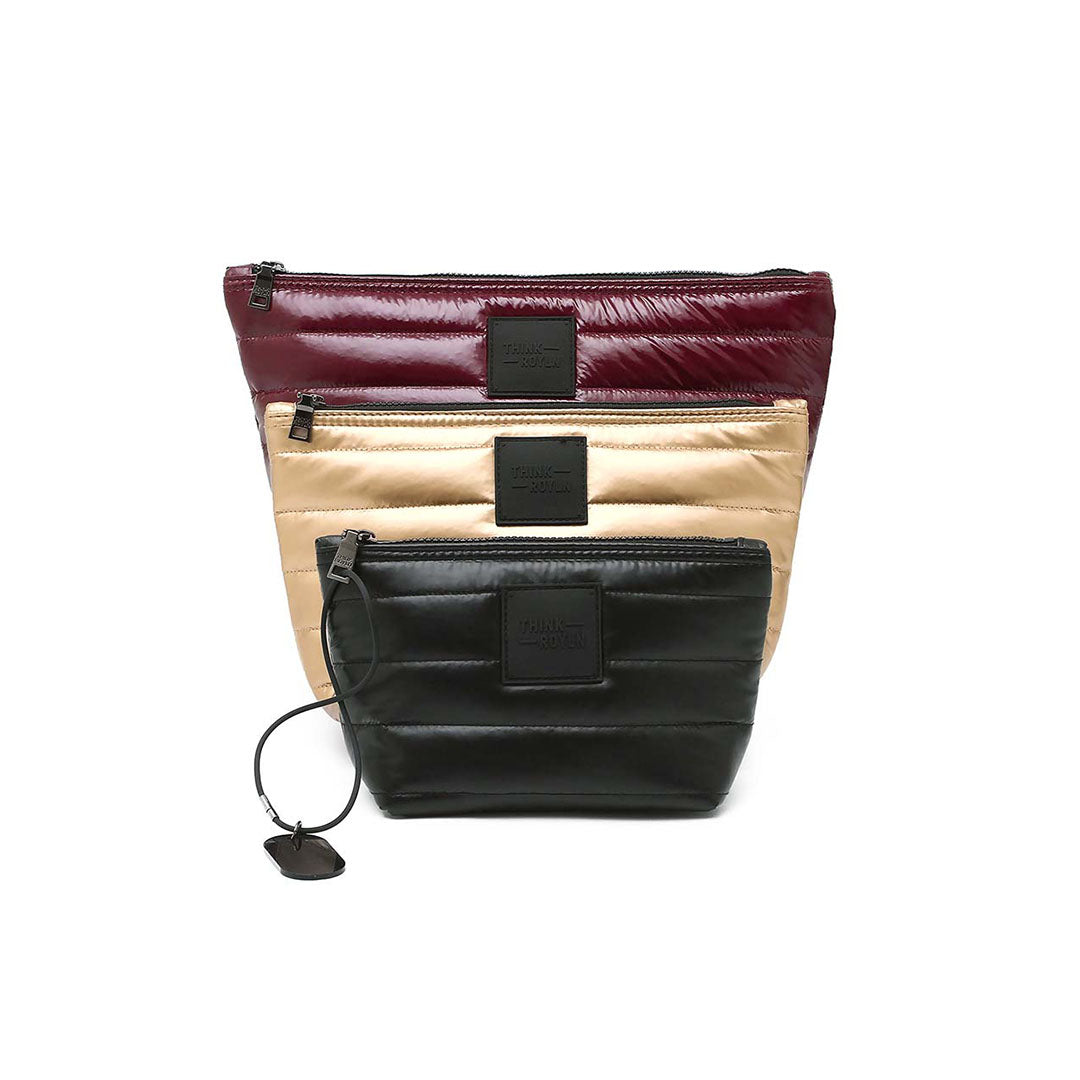 Glossy Deep Burgundy Pearl Cashmere and Pearl Black