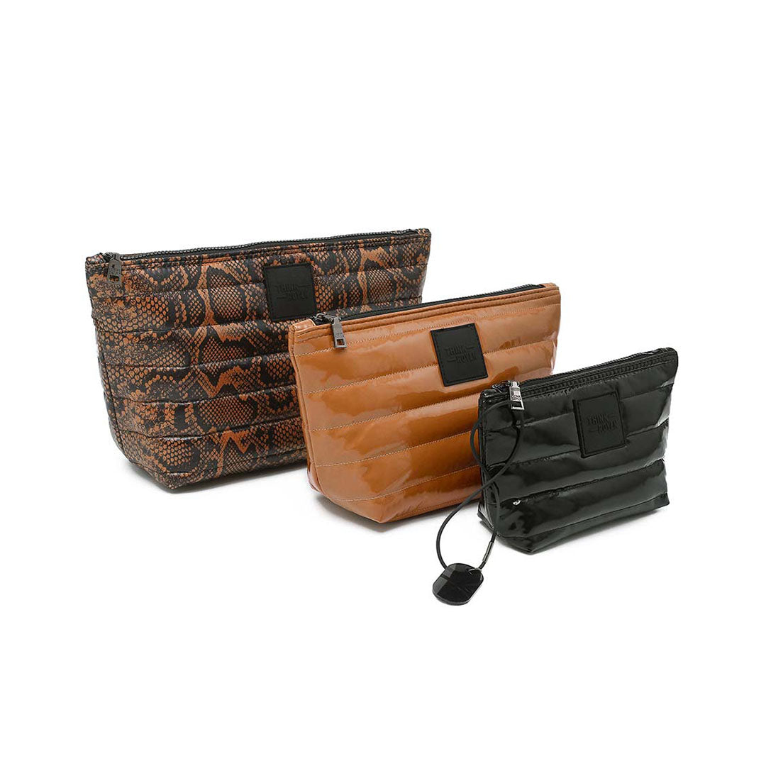 Neo Python Glossy Cocoa and Black Patent