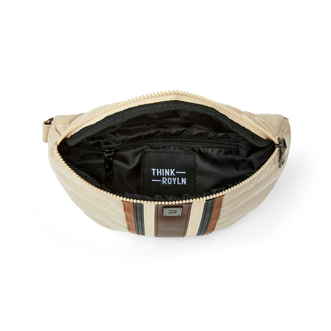 Blonde Patent and Colorblock Luxe Stripe