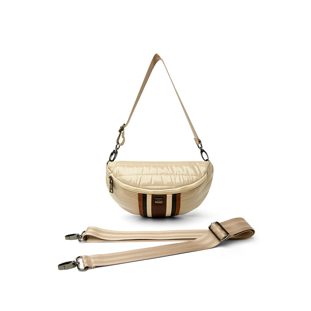 Blonde Patent and Colorblock Luxe Stripe