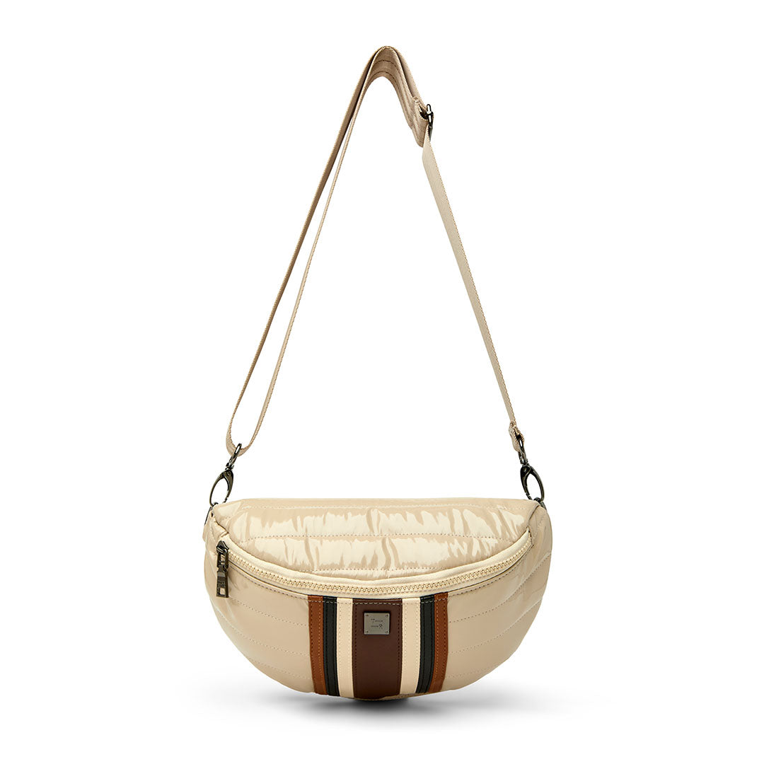 Blonde Patent and Colorblock Luxe Stripe