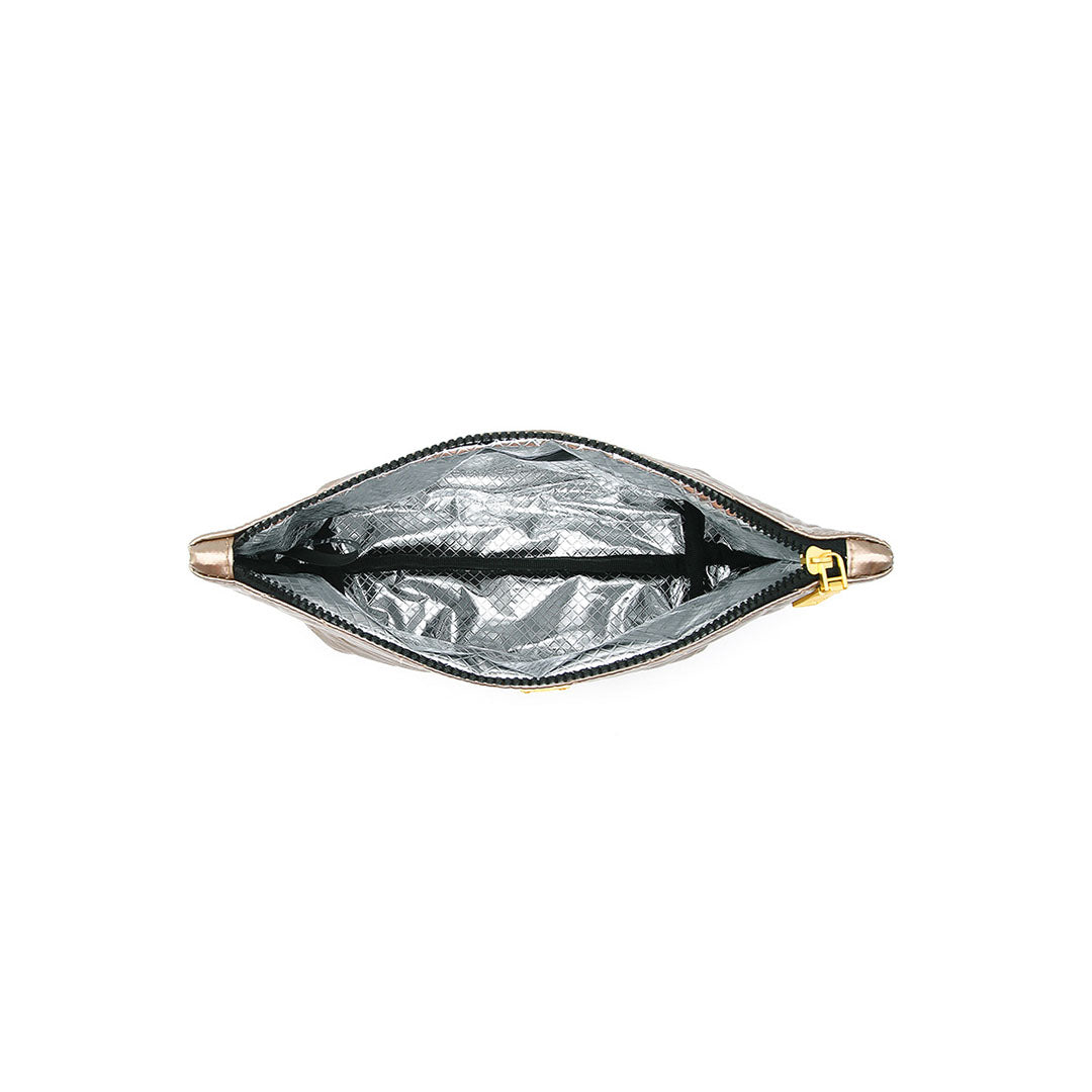 Black Patent Moto Pearl Cashmere Moto and Pearl Silver Moto