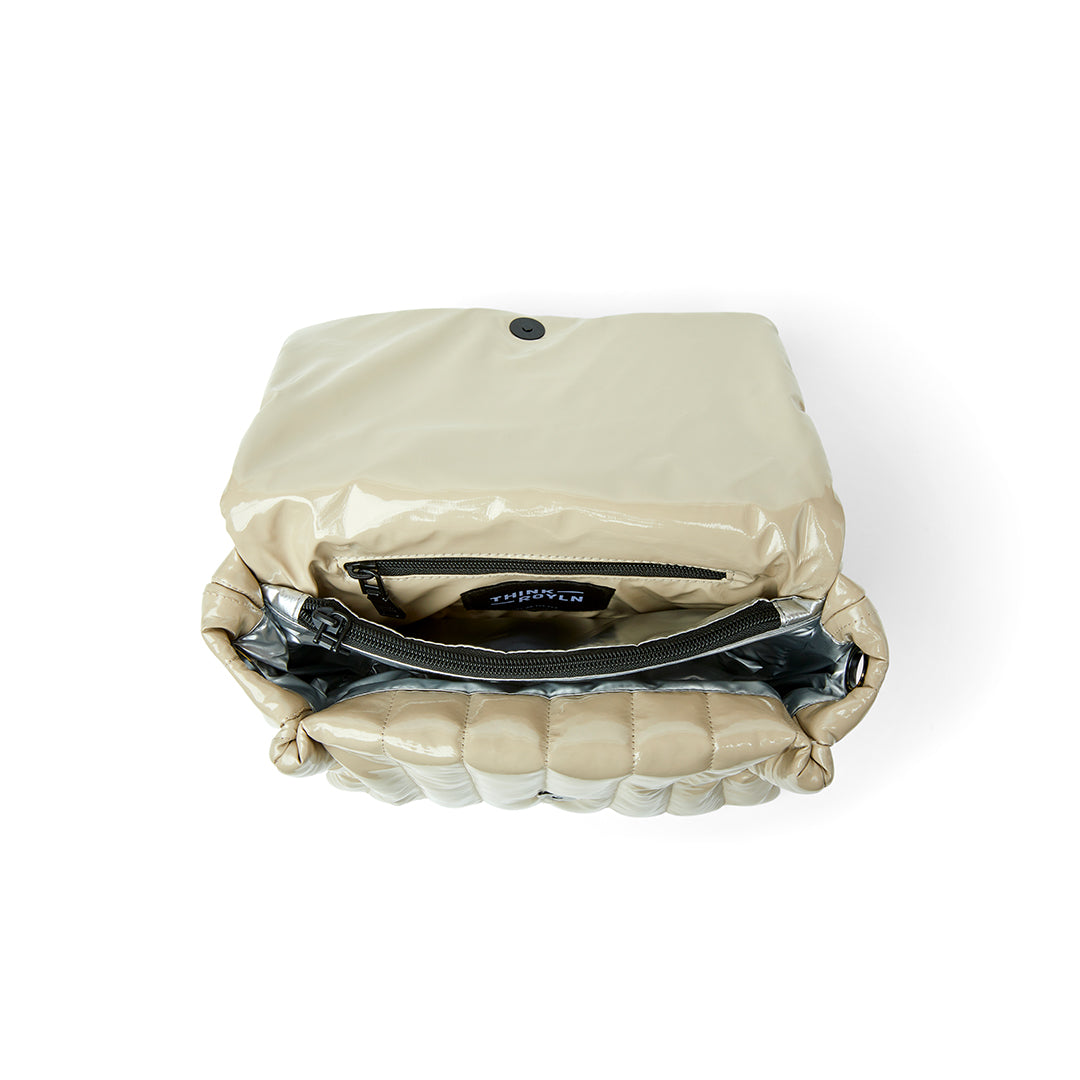Think Royln Bar Bag- Nude Patent