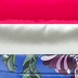 Cobalt Blue Floral Pearl Silver and Glossy Fuchsia