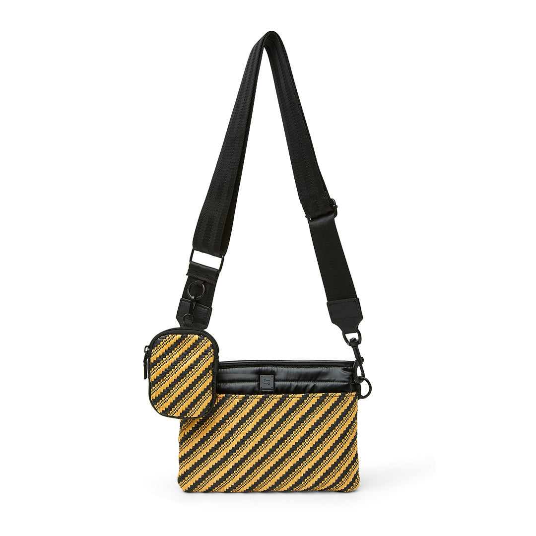 Dune Raffia Stripe & Pearl Black