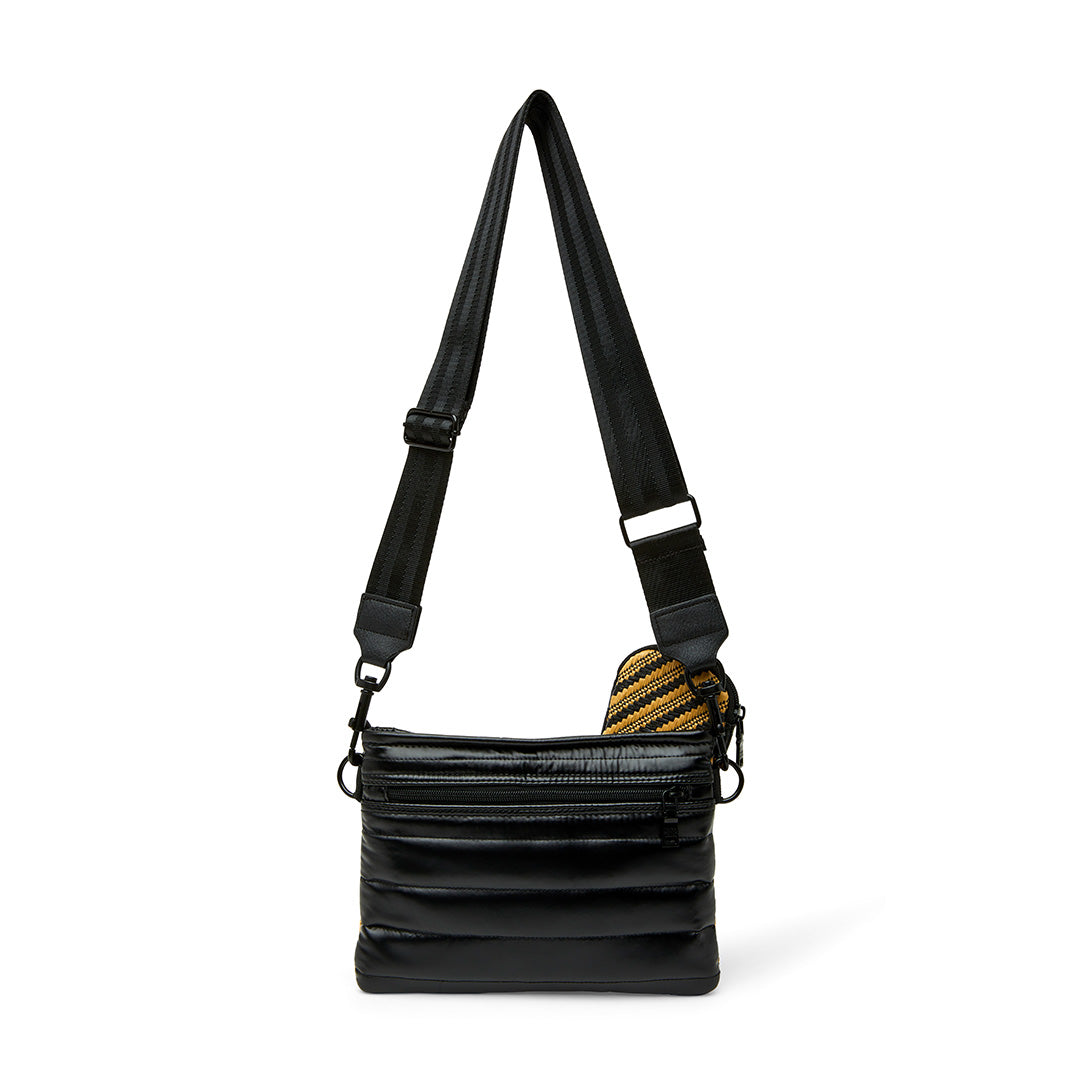 Dune Raffia Stripe & Pearl Black