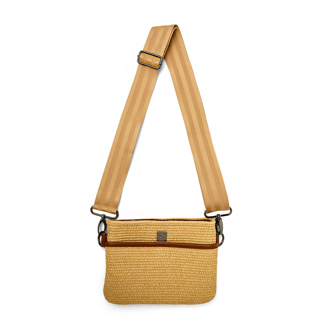 Dune Raffia with Saddle Trim