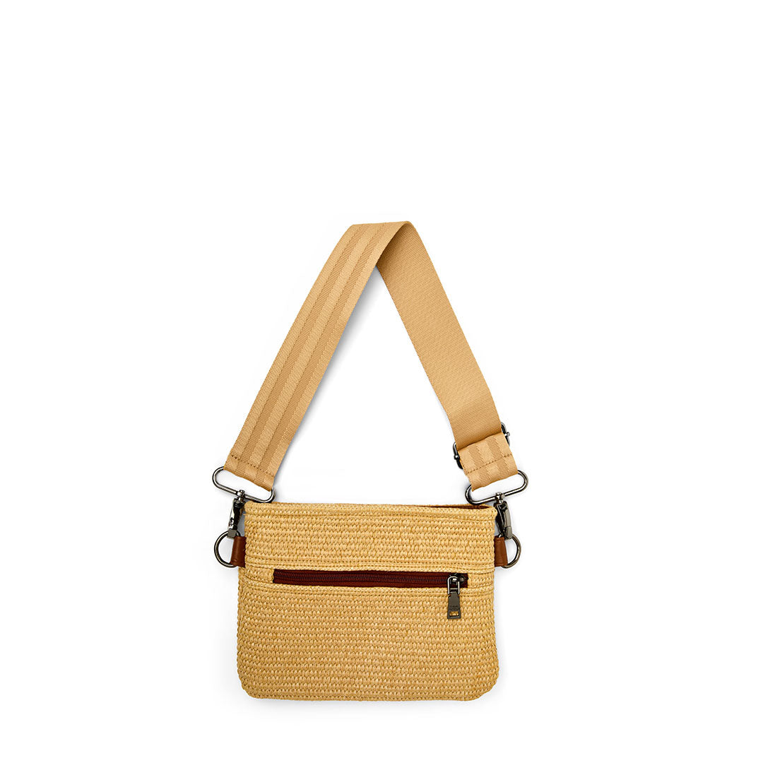 Dune Raffia with Saddle Trim