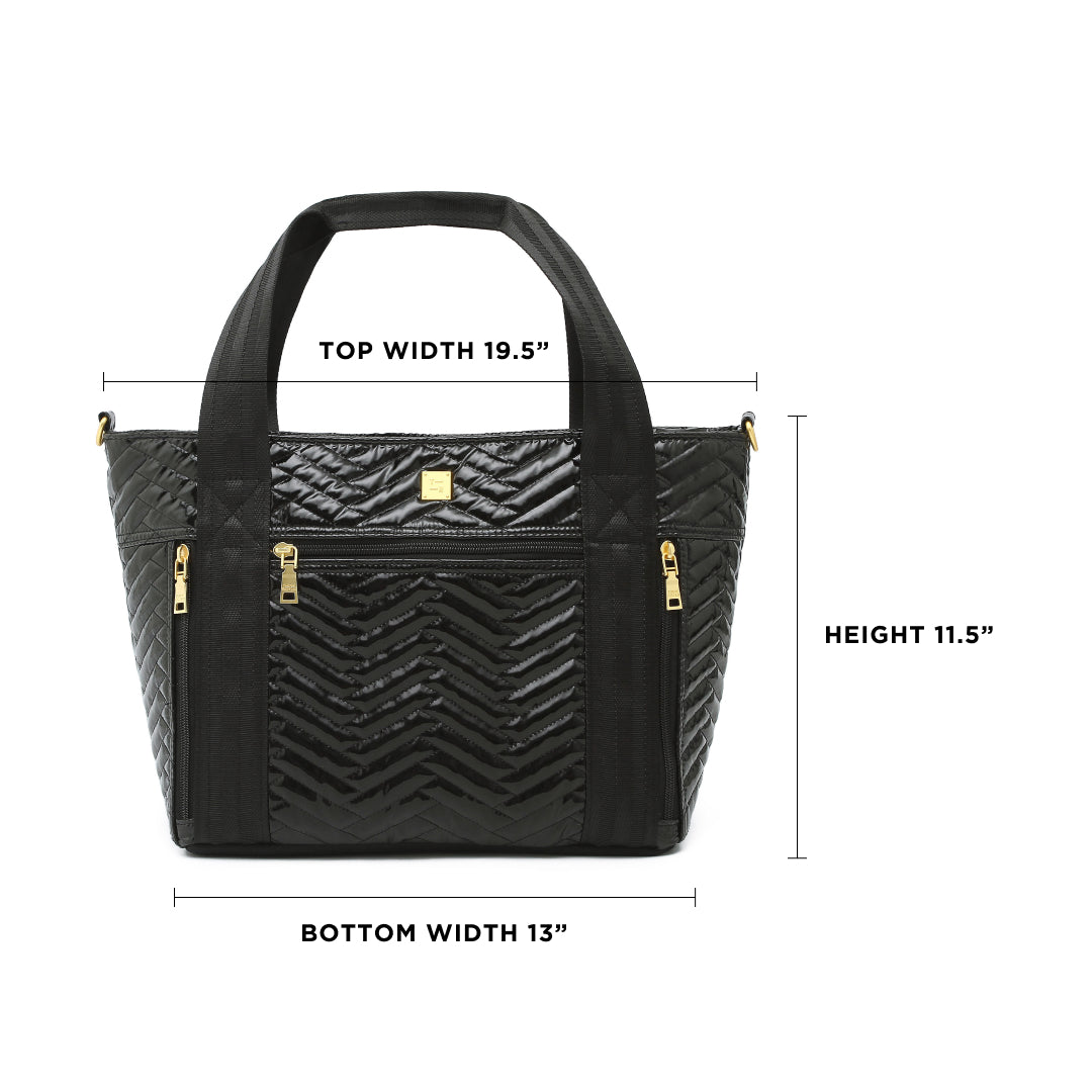Black Patent Nylon