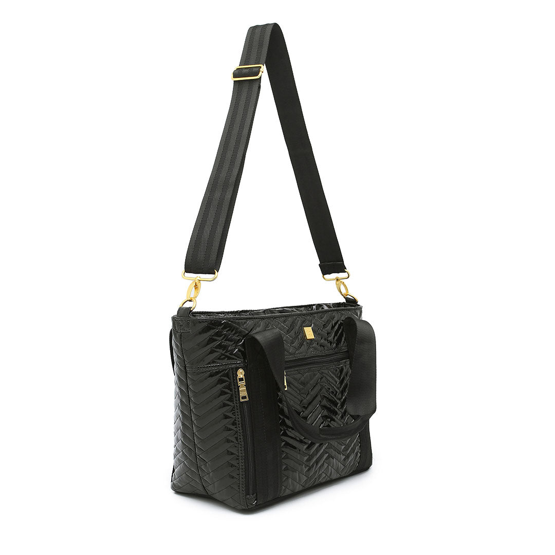 Black Patent Nylon
