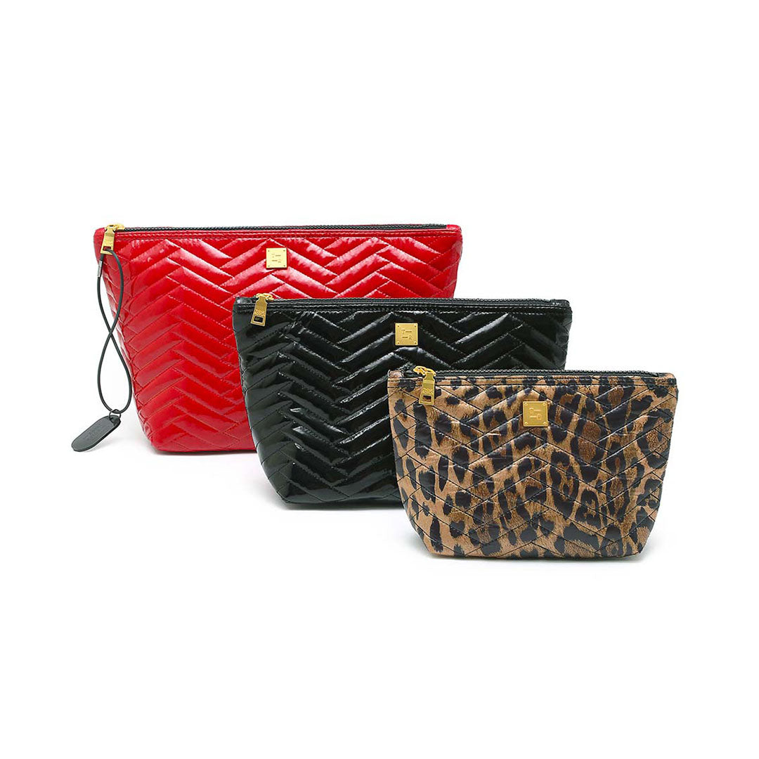 Lipstick Patent Moto Black Patent Moto and Leopard Moto