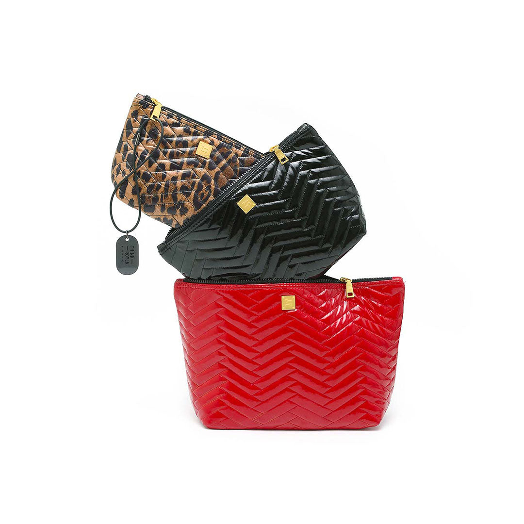 Lipstick Patent Moto Black Patent Moto and Leopard Moto