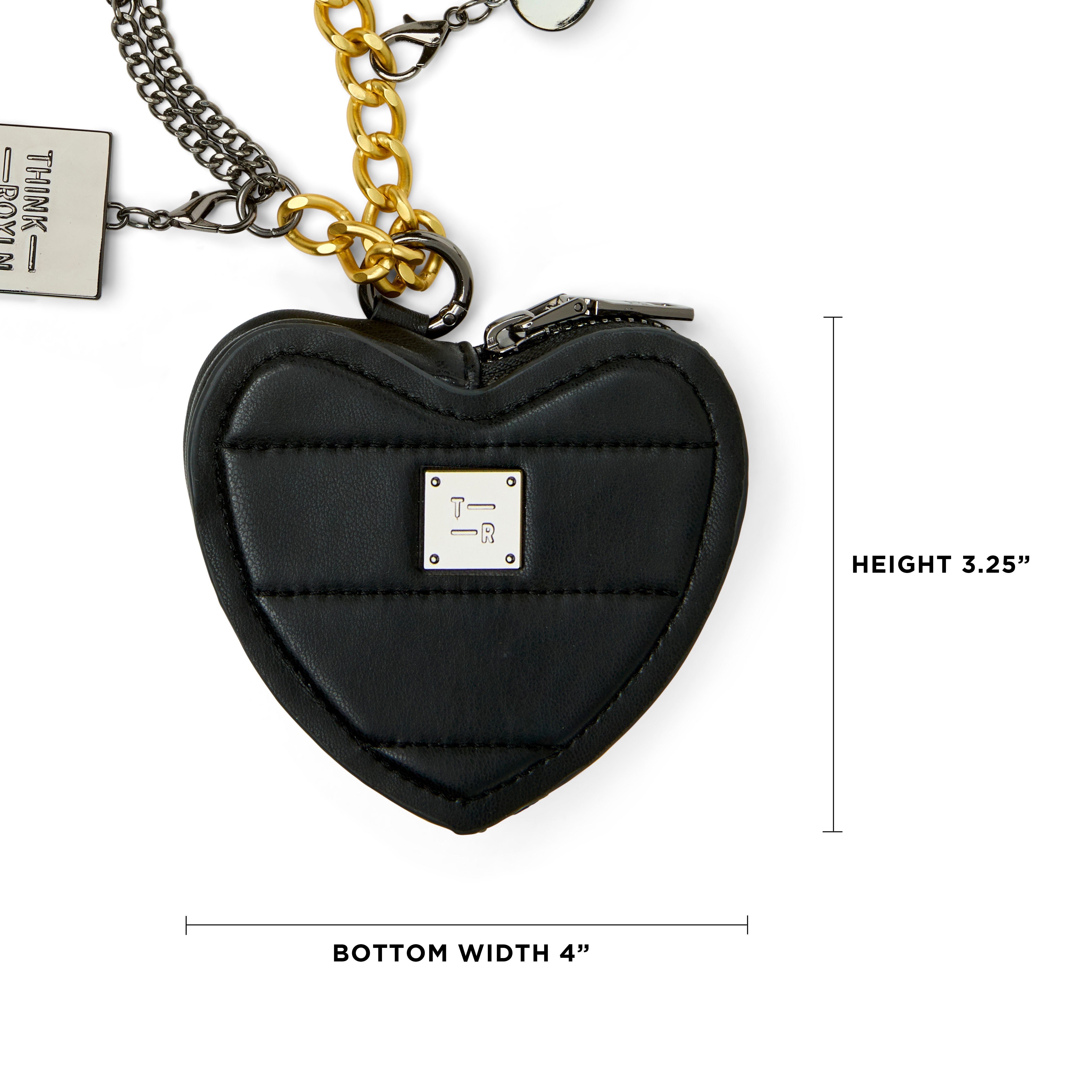 Heart Chain Bag ♡ Heart Chain Bag Charm in BLACK - Sale | Michael Kors [US]