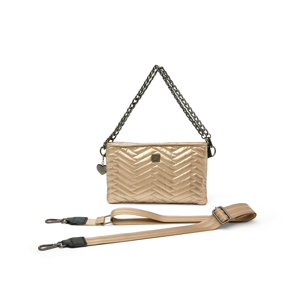 Pearl Cashmere with Moto Quilting