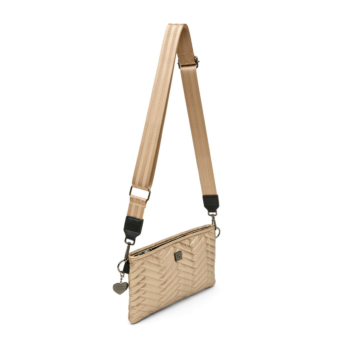 Pearl Cashmere with Moto Quilting