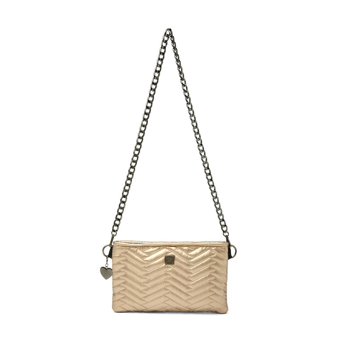 Pearl Cashmere with Moto Quilting