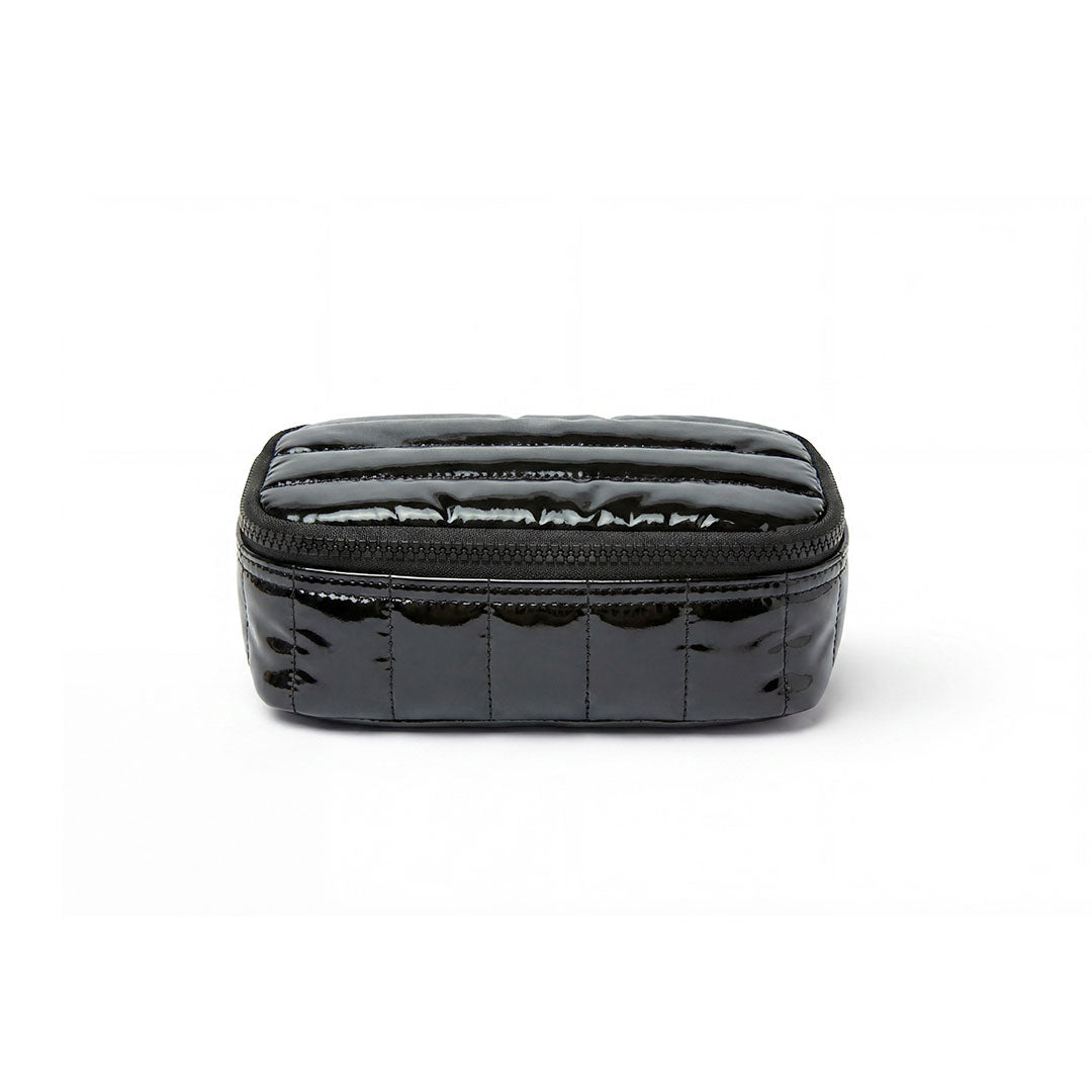 Pearl Cashmere Black Patent Pearl Leopard and Pearl Python