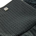 Black Perforated Leather and Fringe