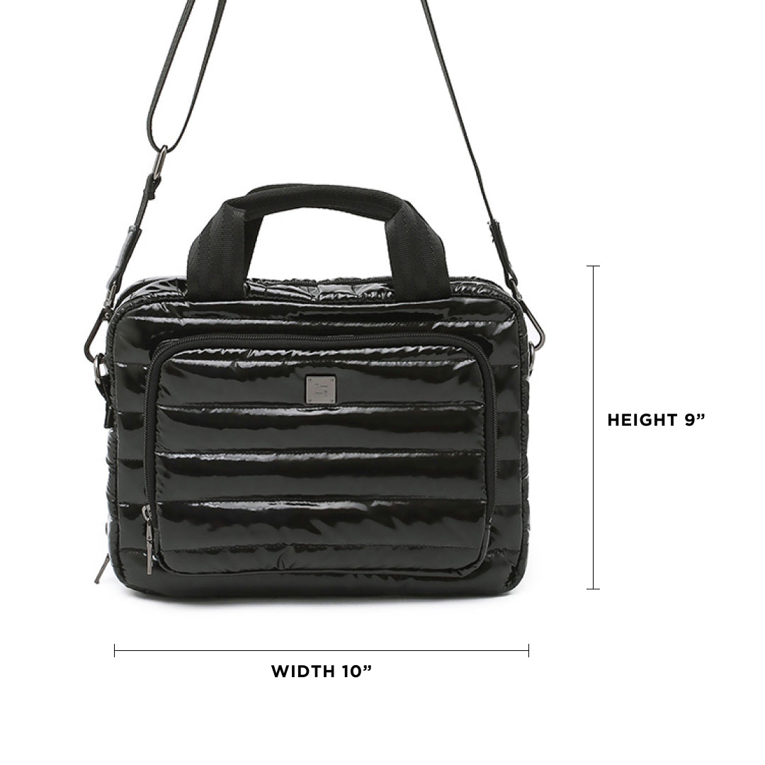 Black Patent Nylon