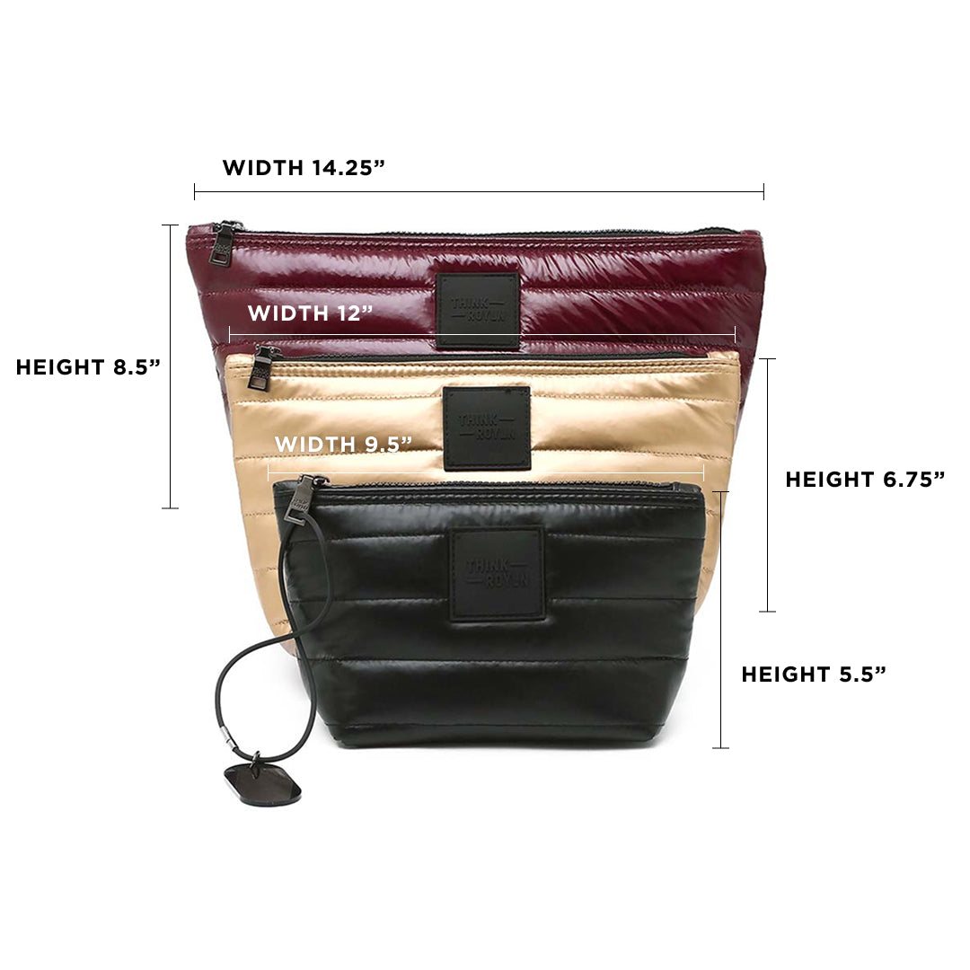 Glossy Deep Burgundy Pearl Cashmere and Pearl Black