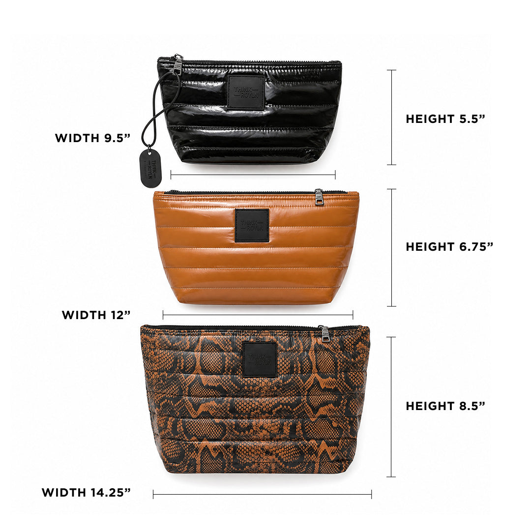 Neo Python Glossy Cocoa and Black Patent