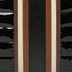 Black Patent and Colorblock Luxe Stripe