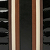 Black Patent and Colorblock Luxe Stripe
