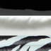 Black White Zebra Pearl Silver and Black Patent