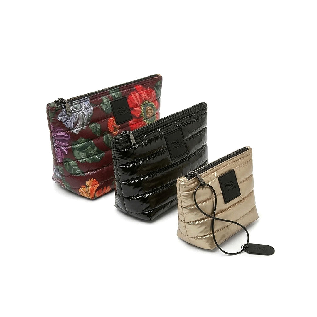 Burgundy Floral, Pearl Black and Pearl Cashmere