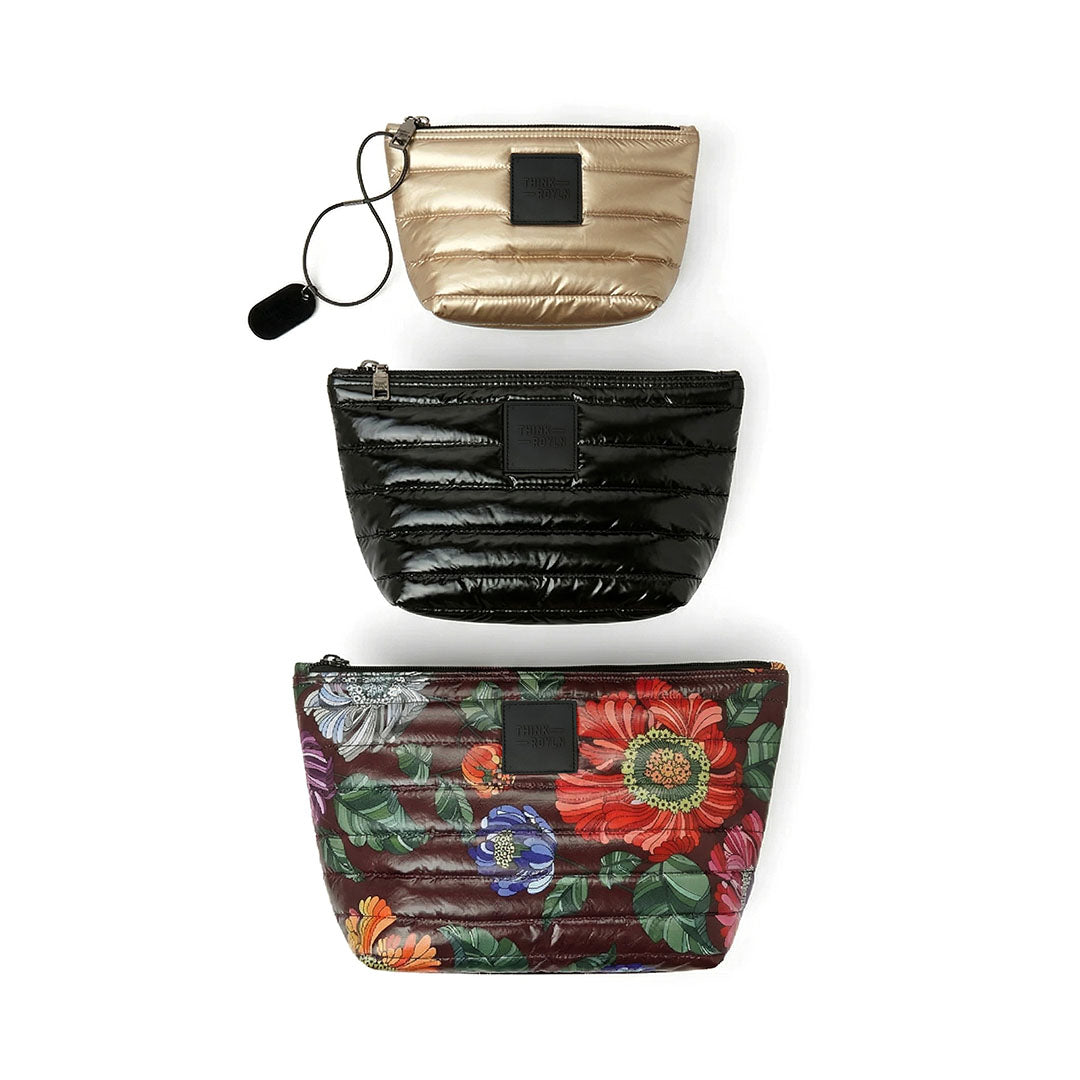 Burgundy Floral, Pearl Black and Pearl Cashmere