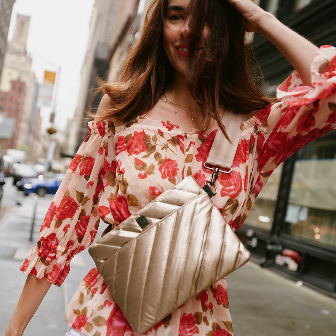 Pearl Cashmere with Cashmere Strap