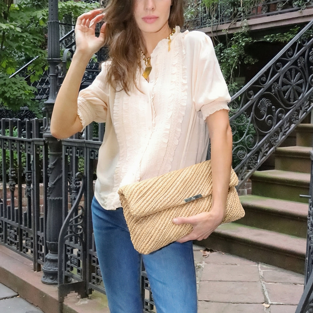 Sand Raffia With Woven Luxe