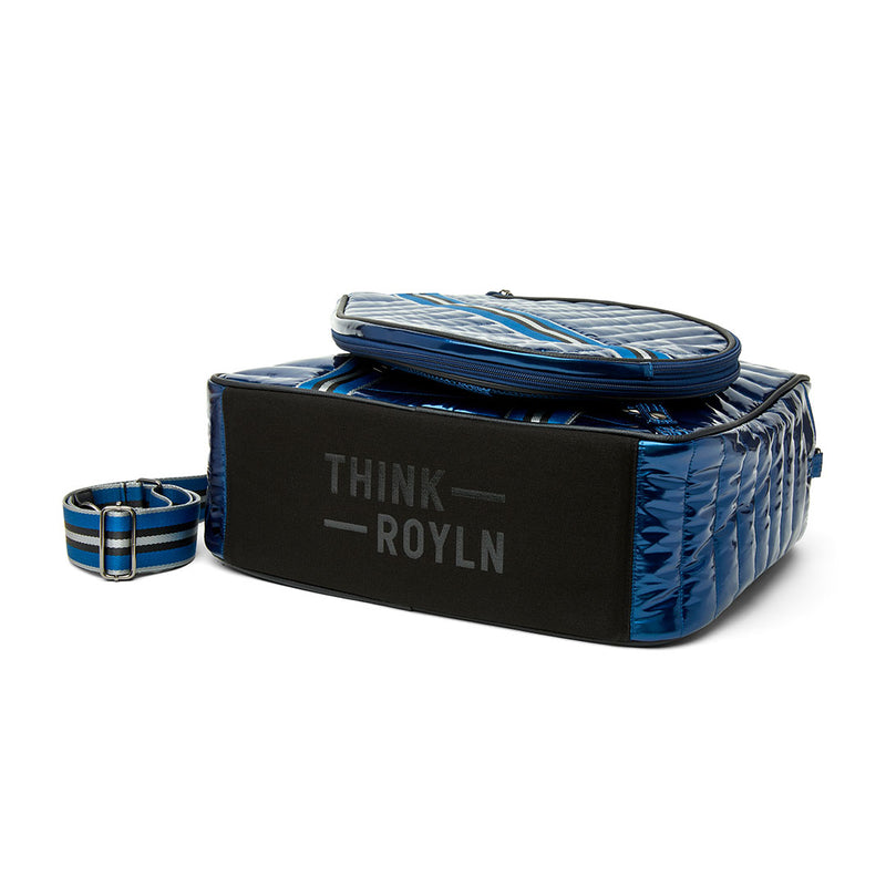 Think Royln Glossy Patent Navy Bum Bag 2.0