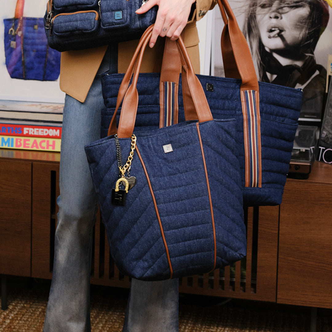 Stylish Denim Designer Crossbody Bags | Think Royln