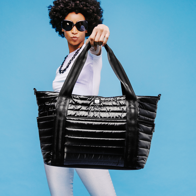 THINK ROYLN | Wingman Bag Black Patent – Classy Bag Lady