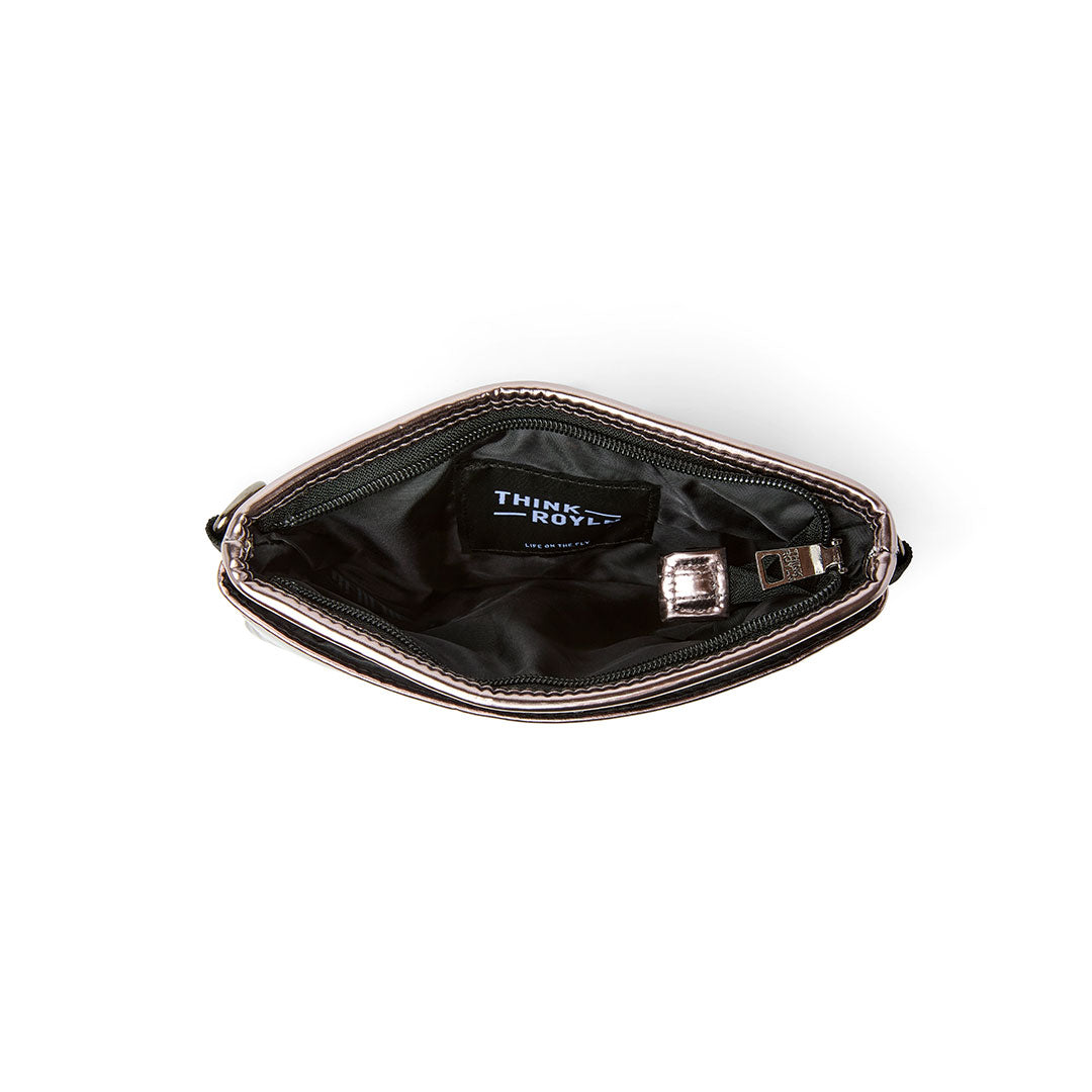 Think Royln Duffel Bag With Crossbody buy Strap Black Marble Color