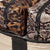 Pearl Cashmere Black Patent Pearl Leopard and Pearl Python