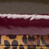 Leopard Glossy Deep Burgundy and Glossy Chocolate