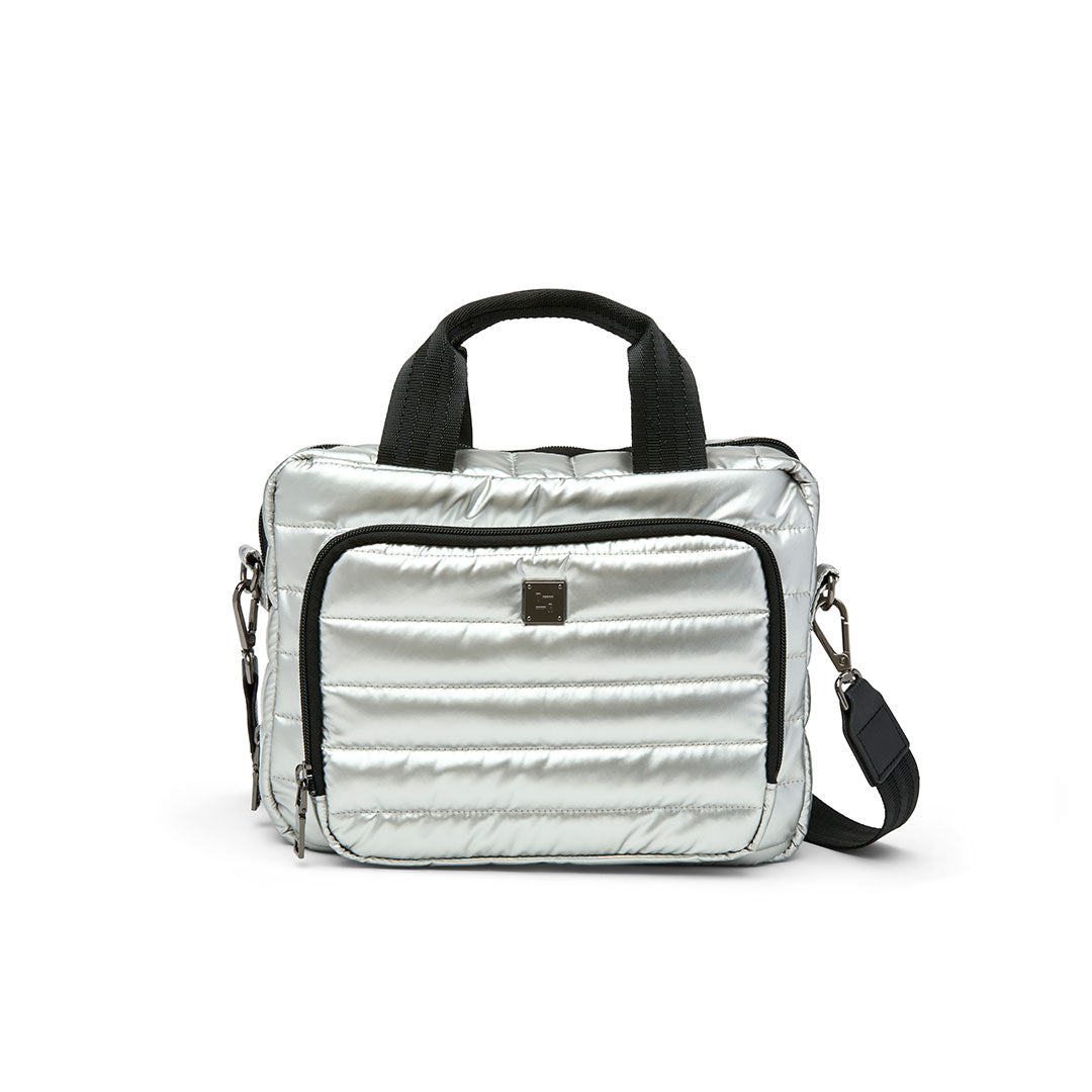 Stowaway Toiletry Case Pearl Silver