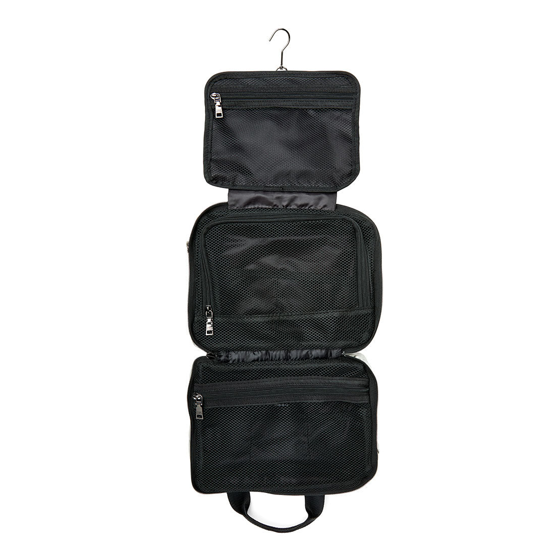 Stowaway Toiletry Case Pearl Silver