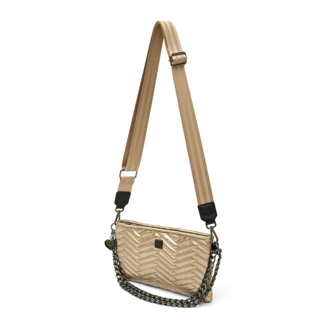 Pearl Cashmere with Moto Quilting