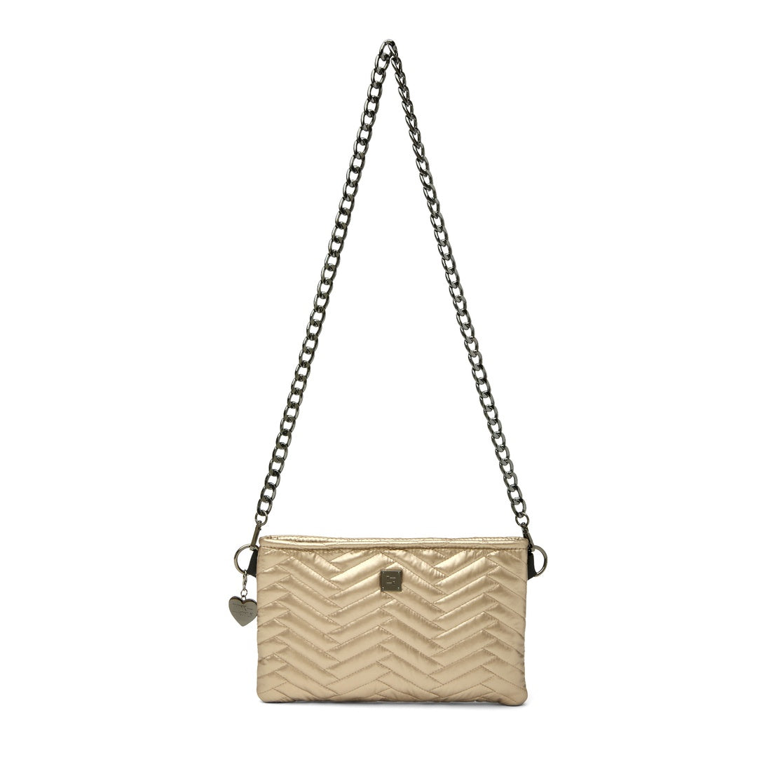 Pearl Cashmere with Moto Quilting