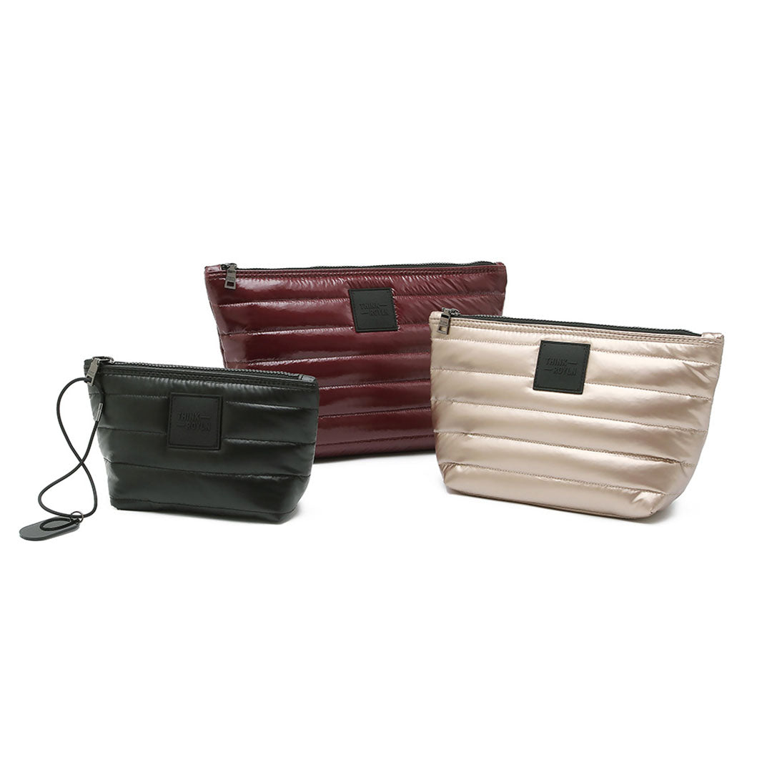 Glossy Deep Burgundy Pearl Cashmere and Pearl Black