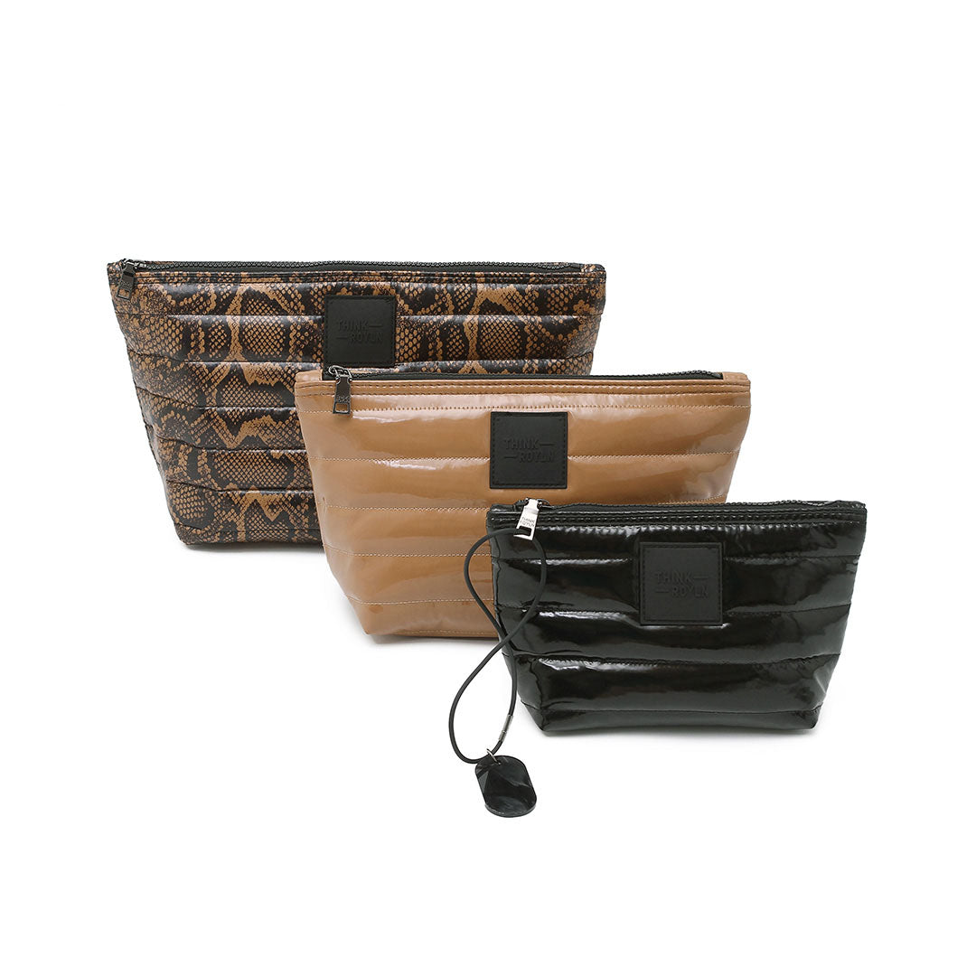 Neo Python Glossy Cocoa and Black Patent