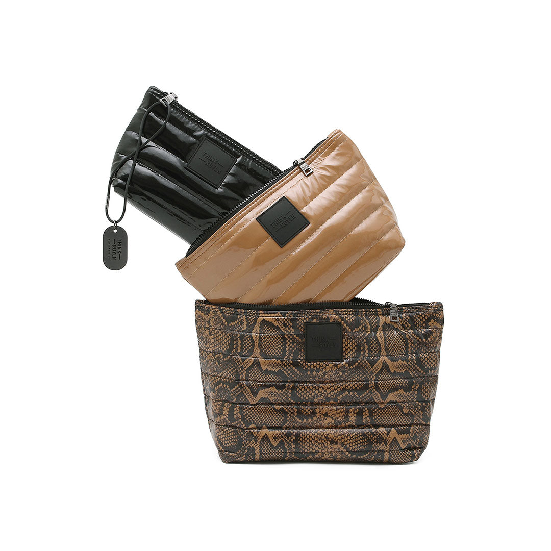 Neo Python Glossy Cocoa and Black Patent