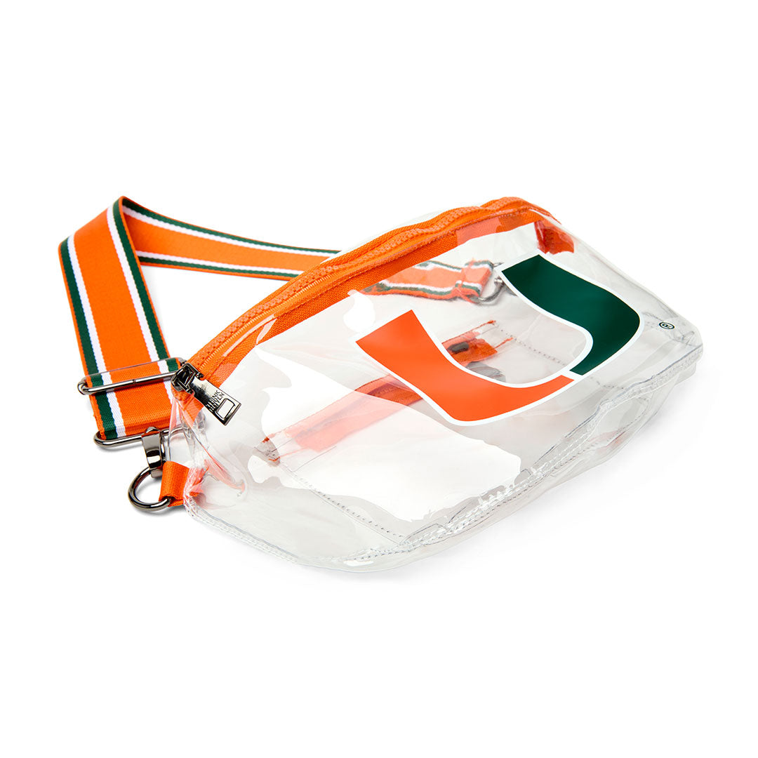 University of Miami Clear Plastic