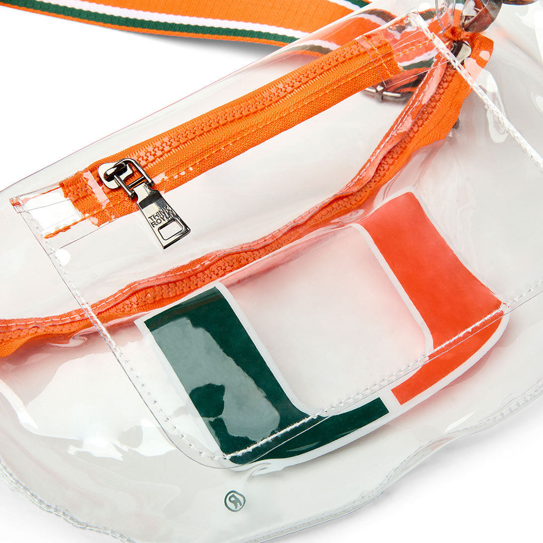 University of Miami Clear Plastic