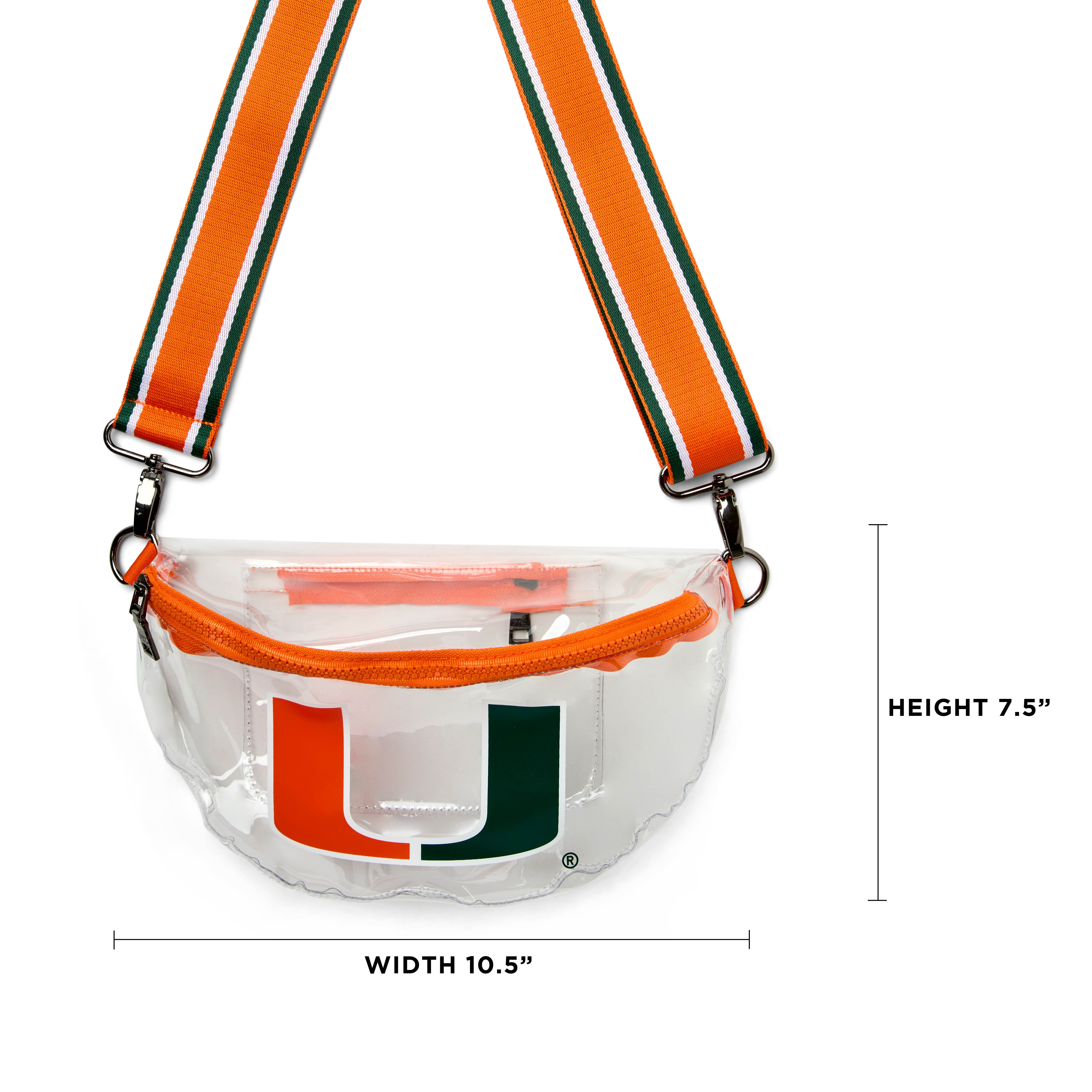 University of Miami Clear Plastic